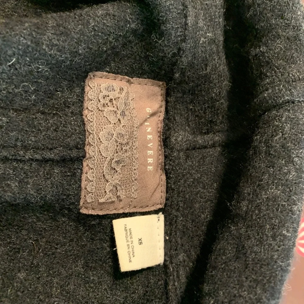Anthropologie Guinevere Wool Gray Cardigan Size XS